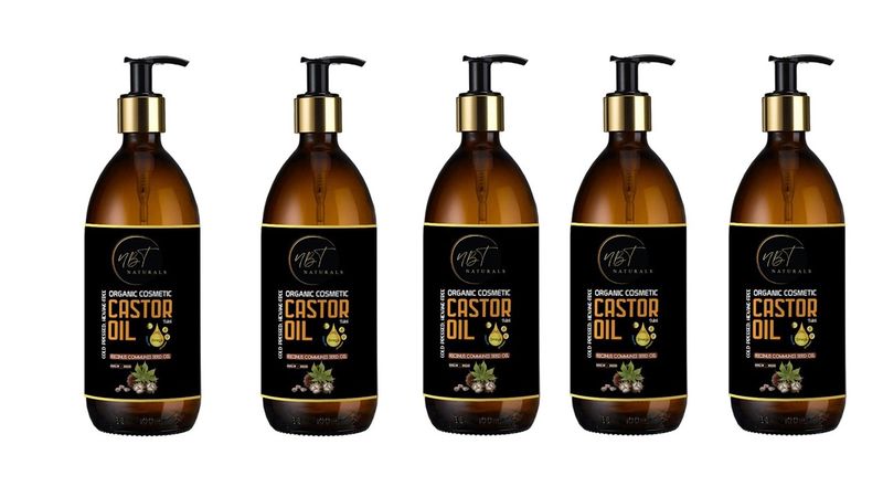 NBT Naturals-Castor oil Cold Processed Organic Certified Hexane-Free-5000ml