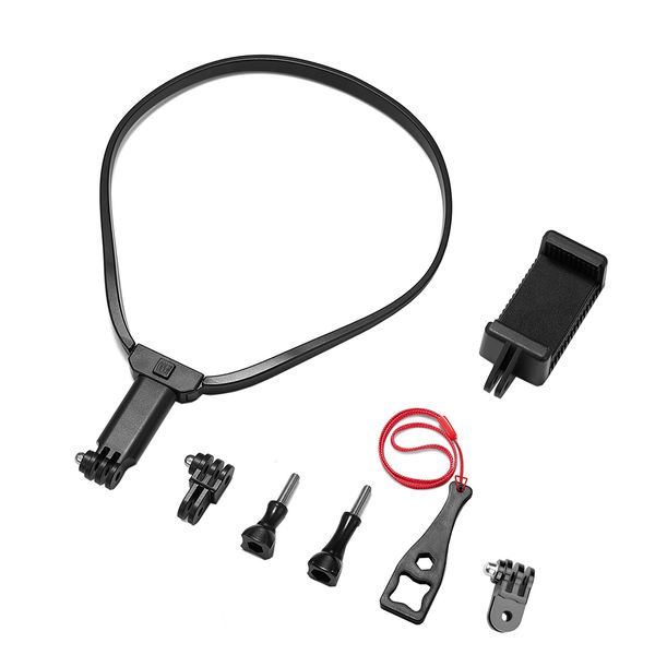 Hanging Neck Bracket Fixed Collar for GoPro OSMO Action Camera &amp; Cellphone