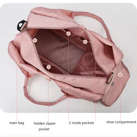 Gym Bag with Yoga Mat Clip Shoe Compartment Shop Today. Get it Tomorrow takealot