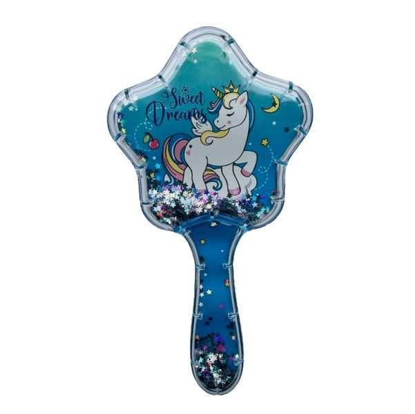 Girls Unicorn Detangling Confetti Glitter Brush
