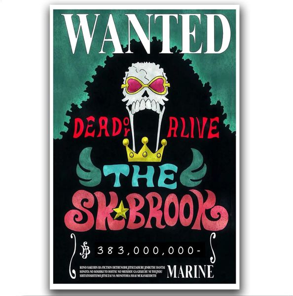 One Piece Brook Bounty Poster
