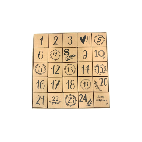 Little Advent Boxes (Kraft)