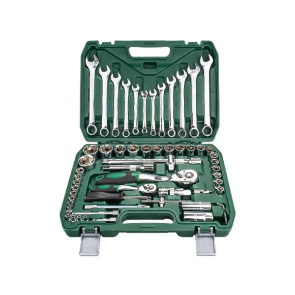 61Pcs Hand Tool Wrench Ratchet and Socket Car Repair Tools Set