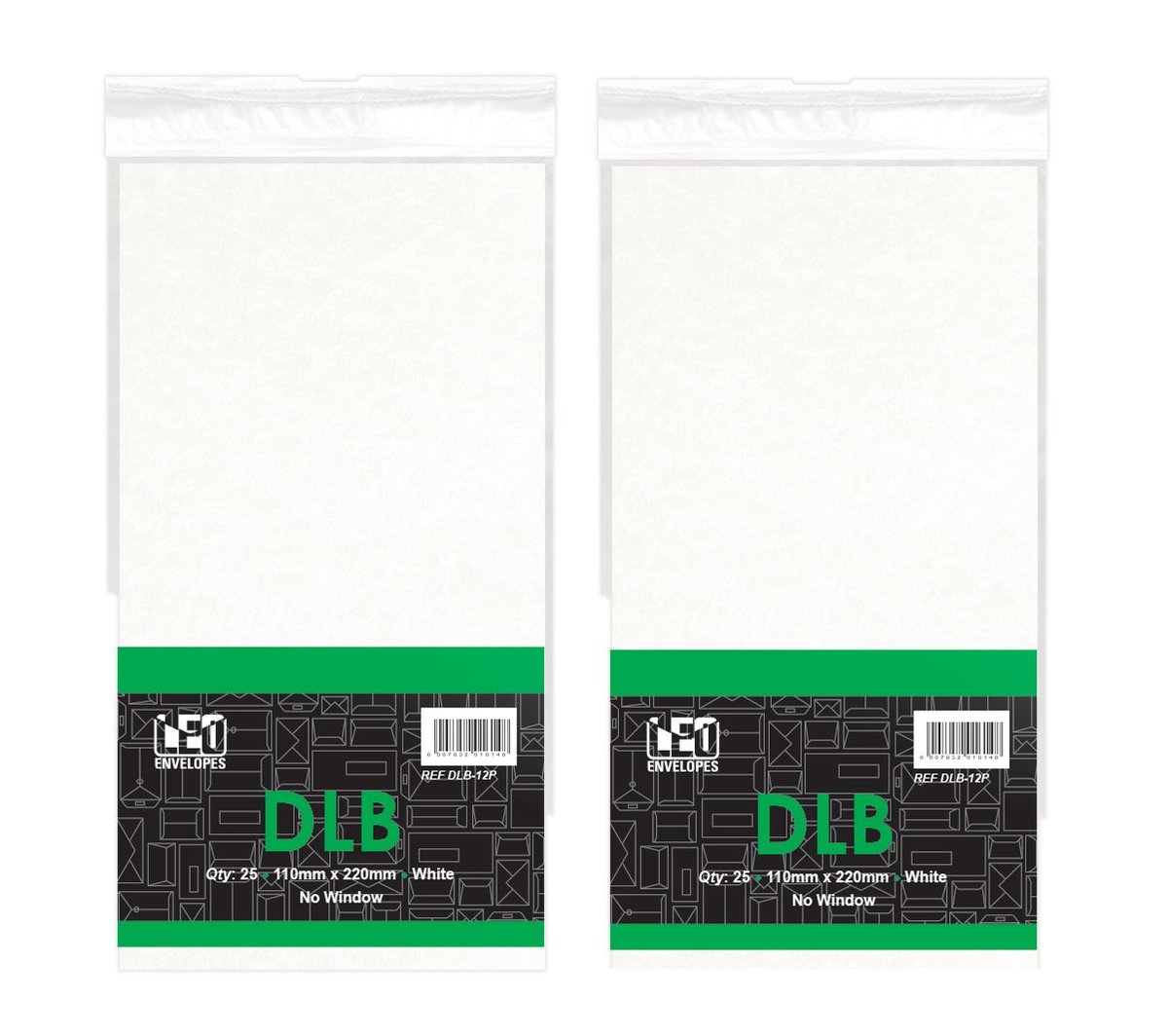 Leo dlb white opaque self seal envelopes pack of 50 envelopes shop