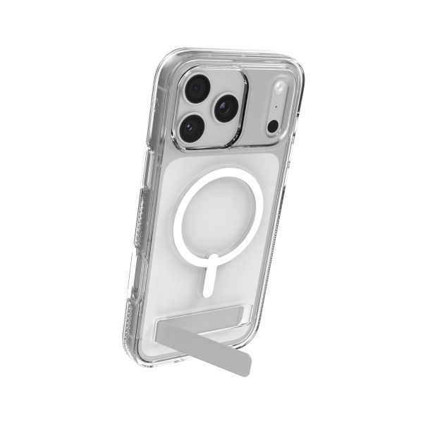 Zagg Crystal Palace Snap Kickstand Clear Case Compatible w/iPhone 17 Series