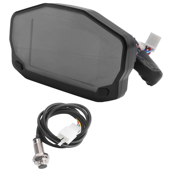 Motorcycle LED Speedometer LCD Digital Odometer Fuel Gauge