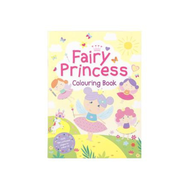 Fairy princess colouring book