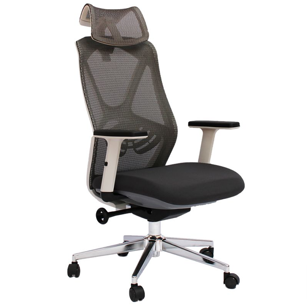 Office Chairs Adjustable Ergonomic Grey / White Colour Shop Today