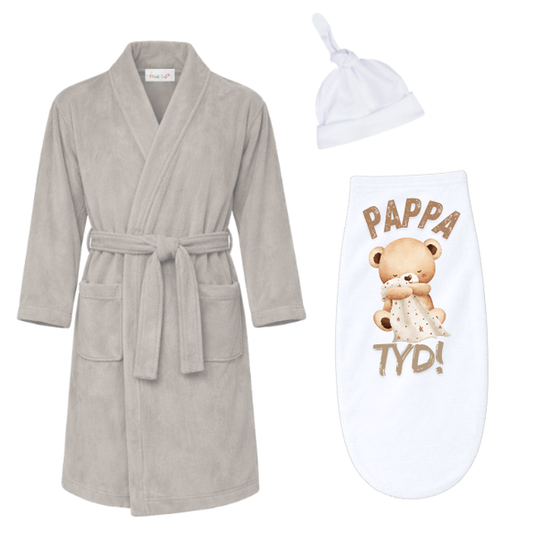 Baby &amp; Dad -Winter Gown &amp; Baby Swaddle Cocoon-Afr-BABY