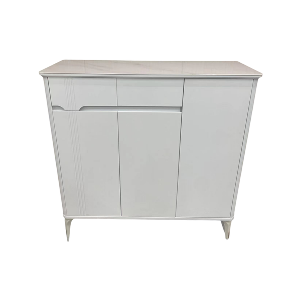 100 x 36 x 100cm Freestanding Shoe Storage Cabinet With Doors and Drawers