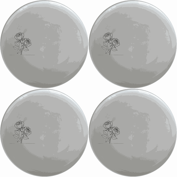 Delicate Roses Dinner Plate Set of 4 - Range 2