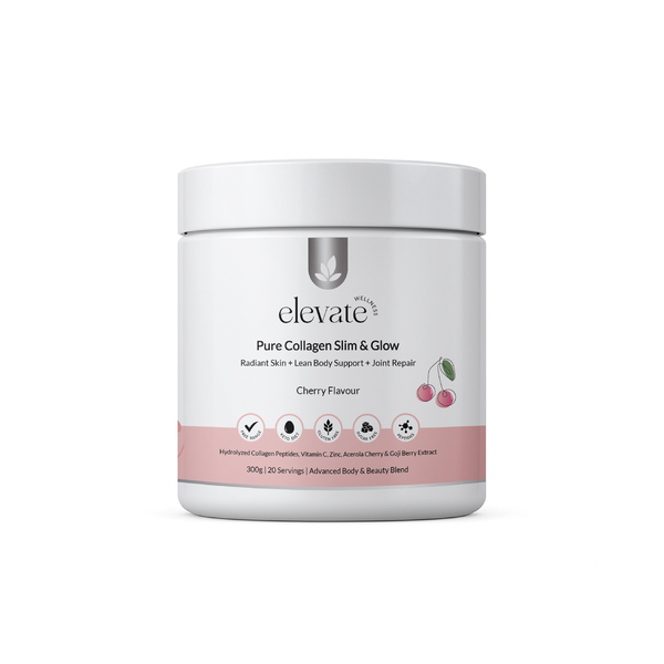 Elevate Collagen Slim+Glow - 300g Effervescent Powder