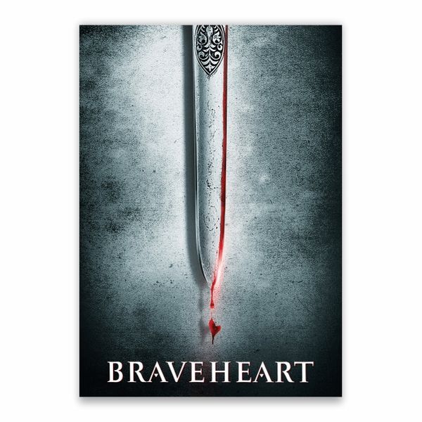 Braveheart Bloodied Sword Poster - A1
