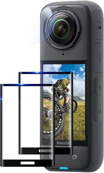 Composite Film Screen Protector with Curved Edges for Insta360 X5 - 2 Pack