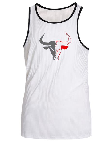 Men's Summer Fitness Sports Printed Vest