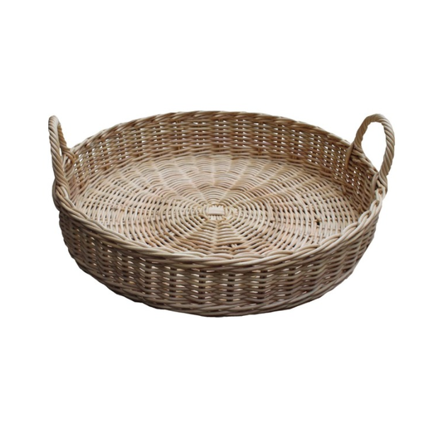 Round Wicker Tray - 470 x 470 x 120mm