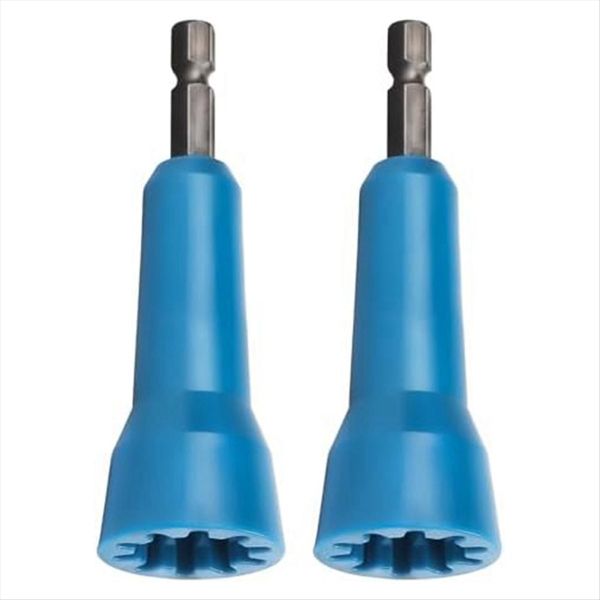 Wire Twisting Tool Wire Nut Twister With 1/4 Inch Chuck 2 Pack(Red)