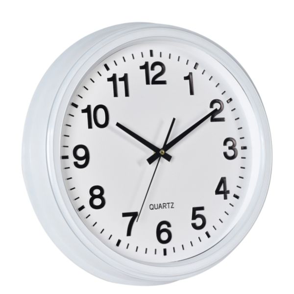 White Analogue Wall Clock - 40.5cm
