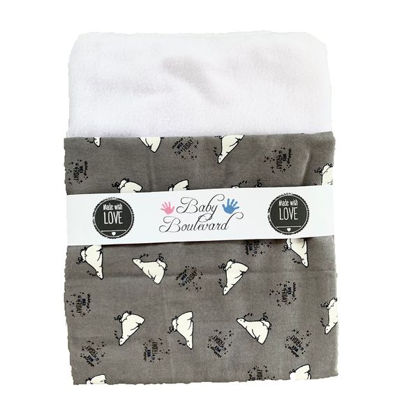 Polar Bear Print Receiving Blankets - 2 Pack