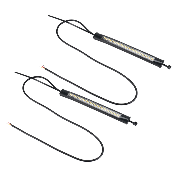 Motorcycle Led Fork Turn Signal Drl Daytime Running Light