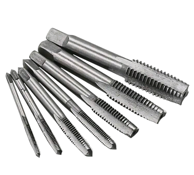 7pc Metric Thread Taps and Die Steel Plugs M3,M4,M5,M6,M8