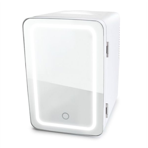Mini Beauty fridge with mirror and LED light - 4L