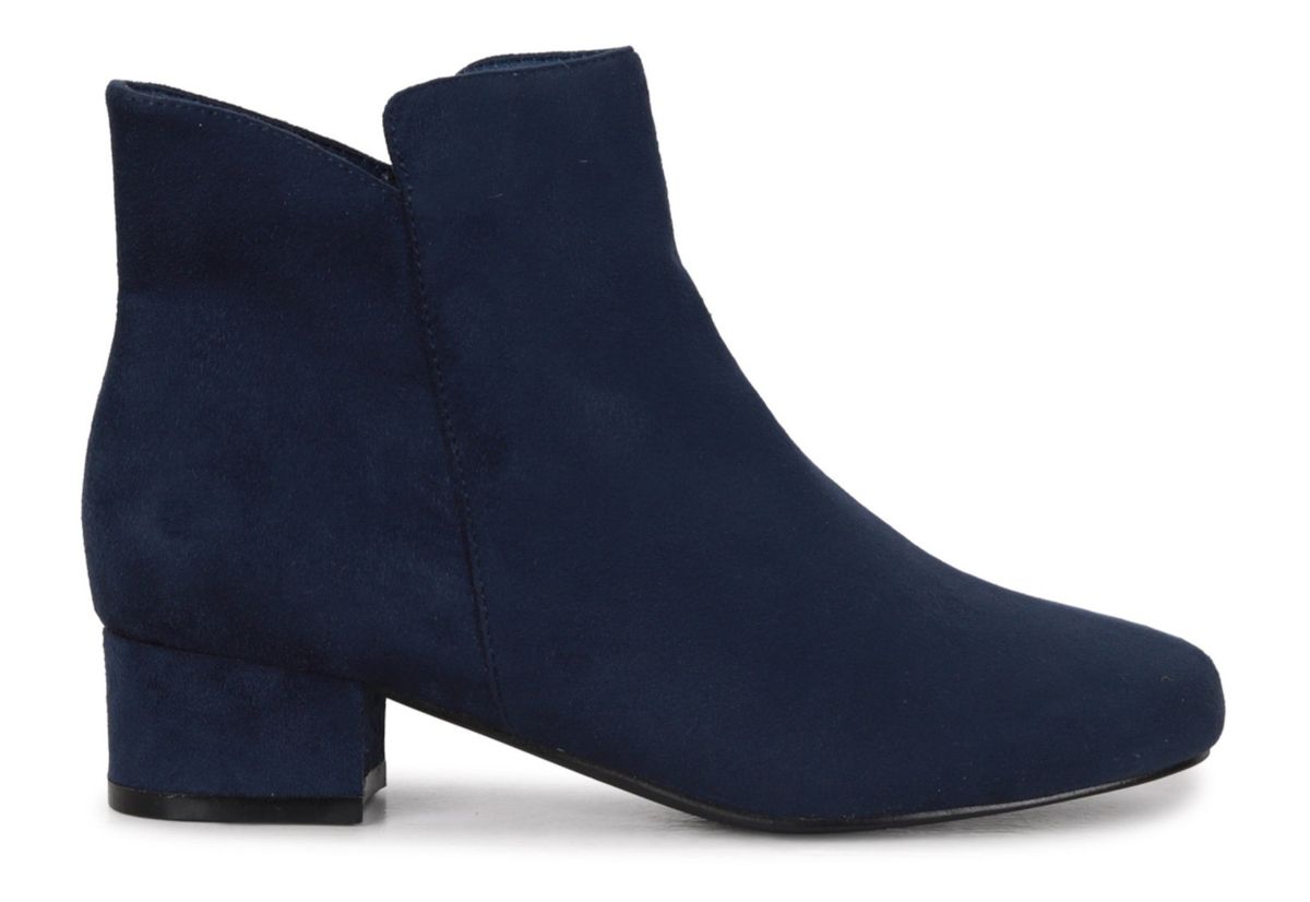 Linzi Ladies Maggie Rounded Toe Boots Navy Suede Shop Today. Get