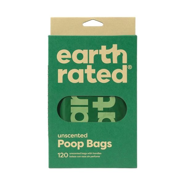 Earth Rated Degradable Easy Tie Handle Bags - 120 Bags (Unscented)