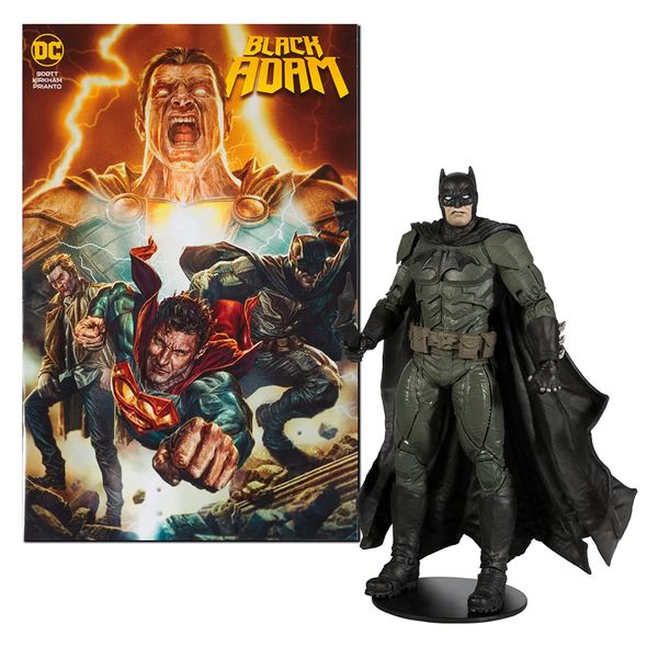 Dc Direct 7In Figure With Comic - Batman image