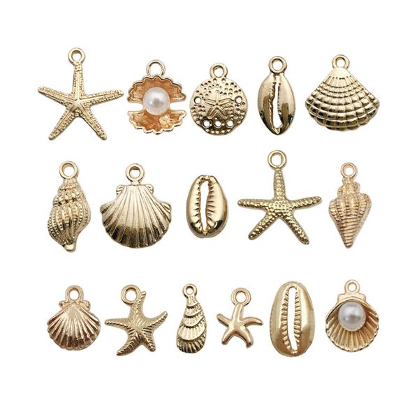 DIY Shell Series Jewelry Making Kit Bracelet Charms Pendant Jewelry Supplie