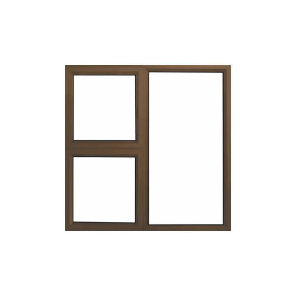 OSVAC Aluminium PT9X9 Window - Bronze