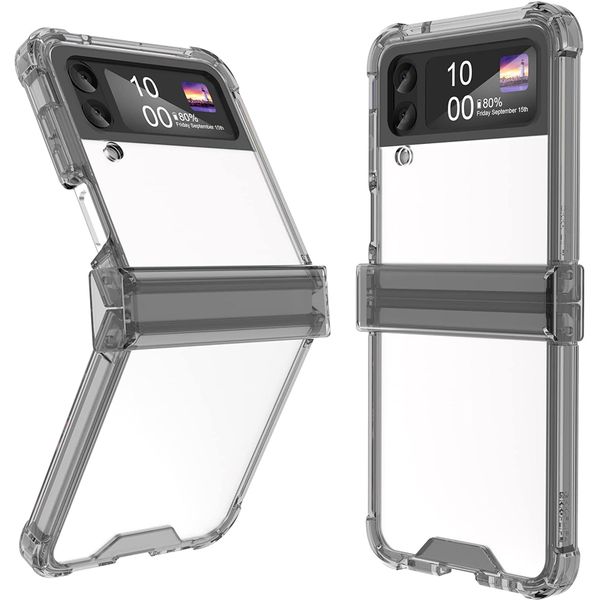With Hinge Clear Phone Case Compatible With Samsung Galaxy Z Flip 3