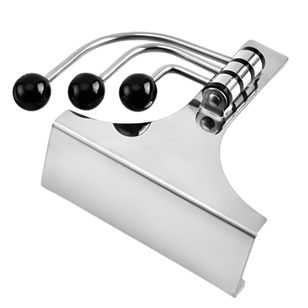 Bestby - Stainless Steel Hanging Over Door Rotating Swivel Hook Rack
