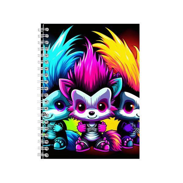 Cool Hedgehog Friends Notebook Animal Gift Idea Notepad Pad 81