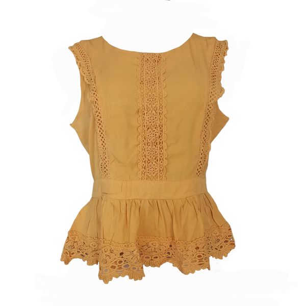 Ladies Sleeveless Embroidered Blouse
