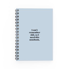 A5 Notebook - I Can't Remember | Shop Today. Get it Tomorrow ...