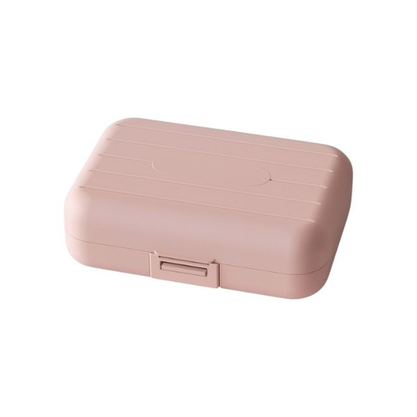 Small Travel Portable Medicine Packaging Box - Pink