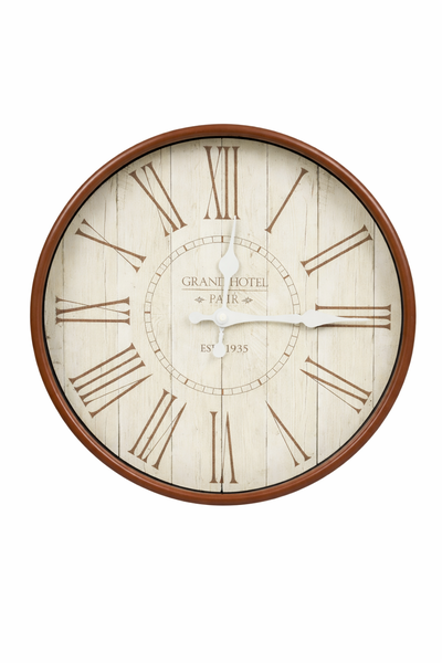 JJ Classic Heritage Roman Numeral Wall Clock
