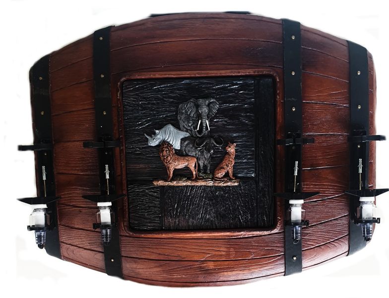 Big 5 (4 Optic) Barrel Liquor Dispenser