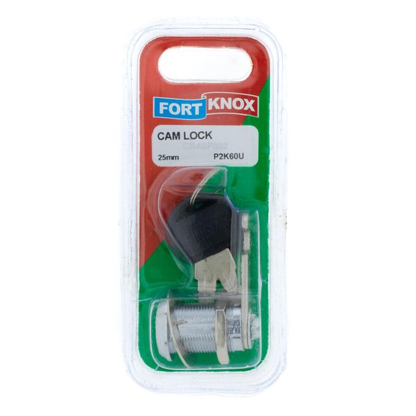 FORT KNOX Cam Lock Metal Silver Colour 25mm Q:1 P2K60U