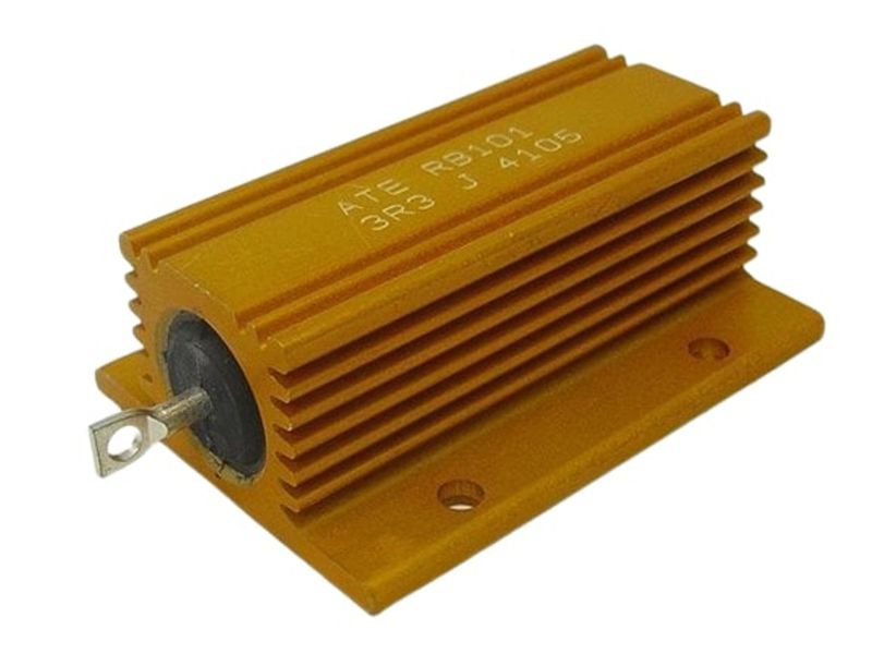 100 Watt Wire Wound Housed Aluminium 1 Resistor