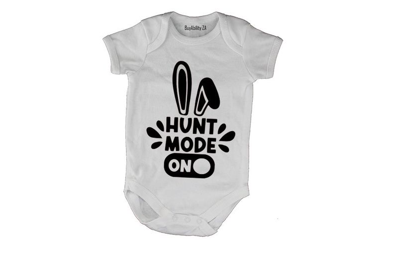 Hunt Mode - Easter - Short Sleeve - Baby Grow