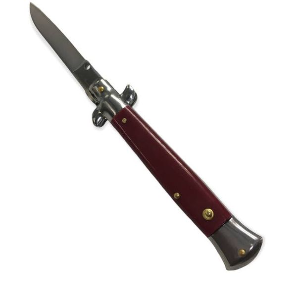 Ballistic Side Open Spring Knife Red image
