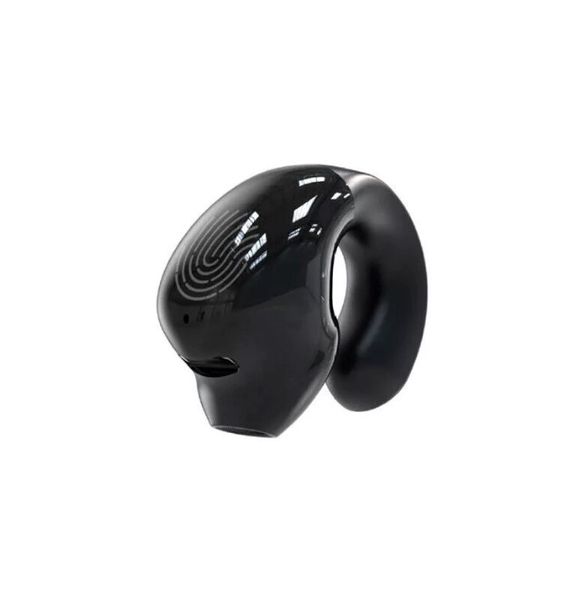 Single Ear Wireless Clip-On Earphones With Noise Cancellation