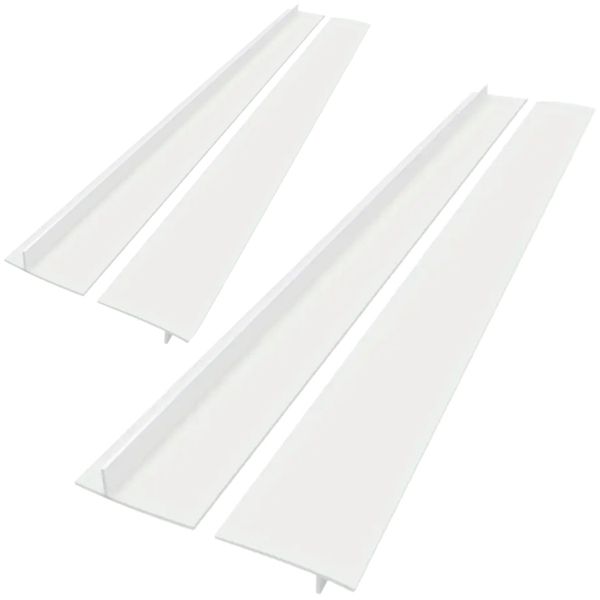 4 Pack Stove Gap Covers, Kitchen Silicone Oven Gap Filler Strips Guard