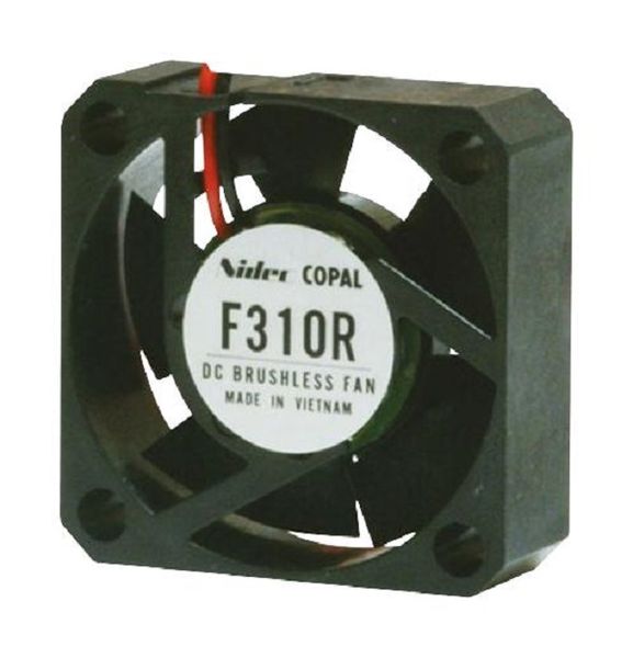 Nidec Copal (F310R-12LC) DC Axial Fan, 12 V, Square, 30 mm, 10 mm