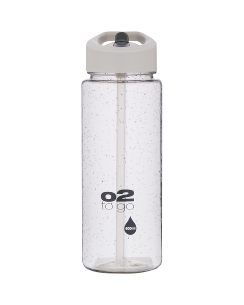 O2 Glitter 600ml Water Bottle