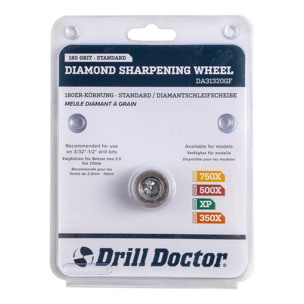 Drill Doctor 180 Grit Std Diam. Wheel For Xp/500X/750X 2.5Mm-13Mm Drills
