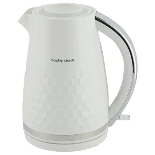 Morphy Richards Hive Cordless Stylish Kettle 1.5L - White &amp; Silver 3000W