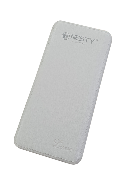 Nesty High Capacity Power Bank - 10000mAh - White
